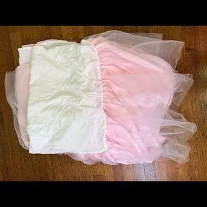 Pottery Barn Crib Skirt - Pink Tulle